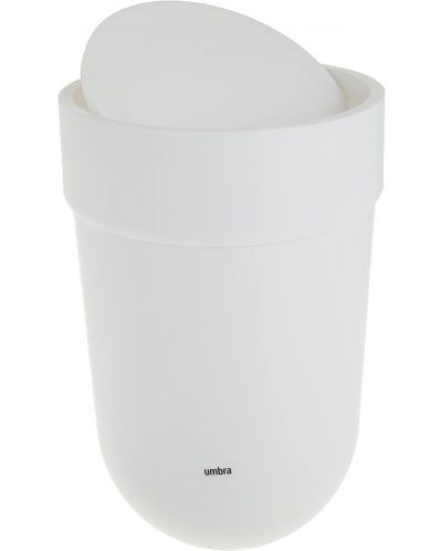 Coș de gunoi Umbra - Touch, 6 L, alb - 1