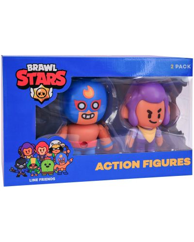 Set figurine de acțiune P.M.I. Games: Brawl Stars - Characters (Season 1) (sortiment), 16.5 cm - 2