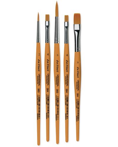 Set de pensule pentru desen da Vinci - Universal Synthetics, 5 buc. - 2