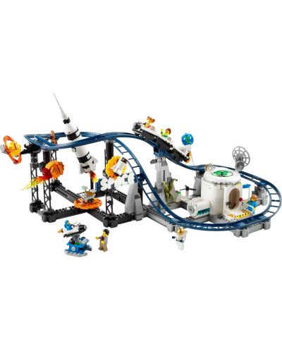 Constructor LEGO Creator 3 în 1 - Trenuleț spațial în parcul de distracții (31142) - 3