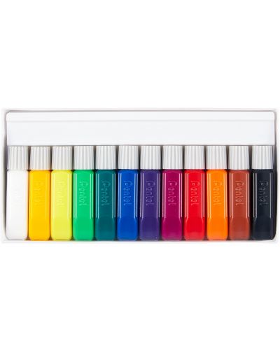 Set culori textile Pentel - 12 culori, 6 ml - 2