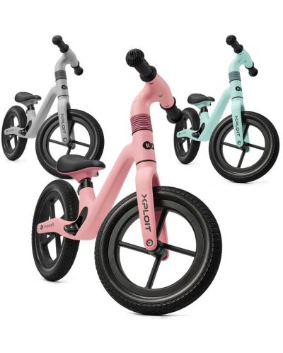 Bicicleta de echilibru  KinderKraft - Xploit, roz - 8