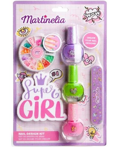 Set de manichiură cu accesorii Martinelia - Super Girl - 1