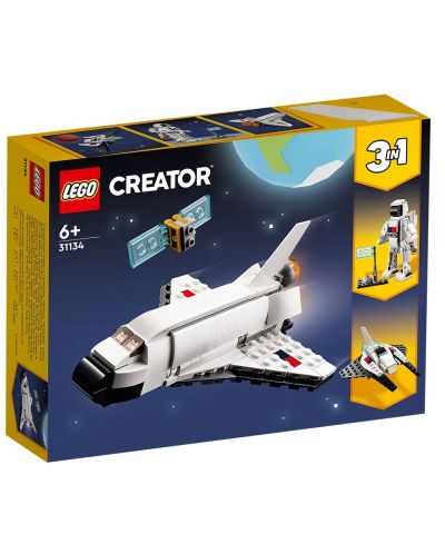 Constructor 3 în 1 LEGO Creator - Naveta spațială (31134) - 1