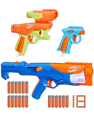 nerfセット Set blastere Nerf N Series - Gear Up Pack, cu 18 săgeți | Ozone.ro
