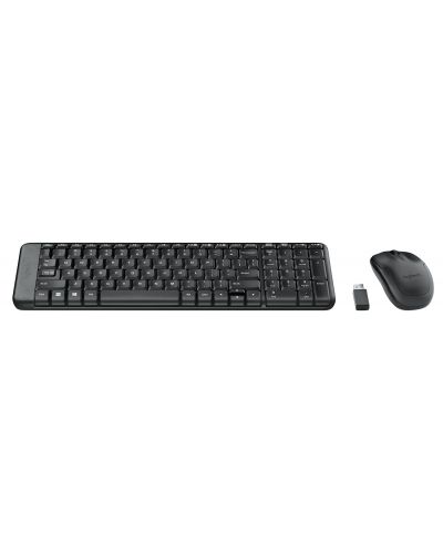 Set mouse si tastatura Logitech - MK220, wireless, negru - 3
