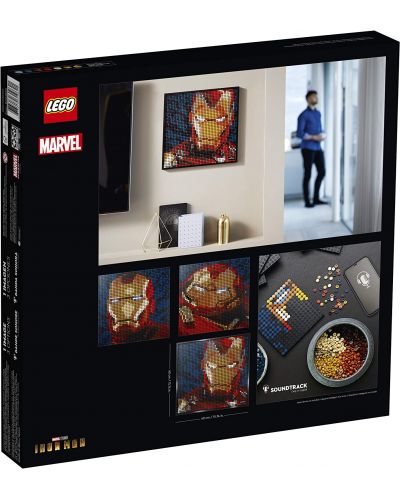 Set de construit Lego Art Marvel Studios - Iron Man (31199) - 10