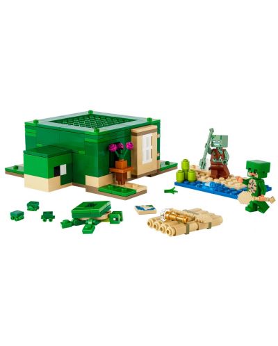 Constructor LEGO Minecraft - Casa țestoasei de pe plajă (21254) - 3