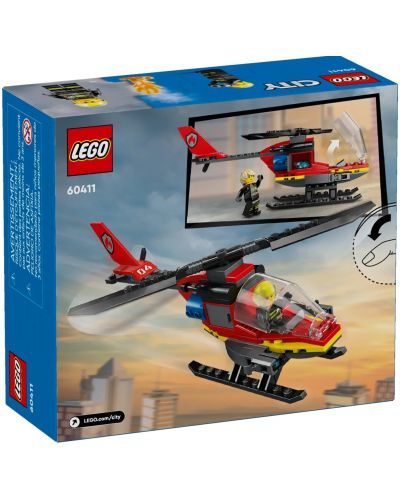 Constructor LEGO City - Elicopter de salvare a incendiilor(60411) - 2