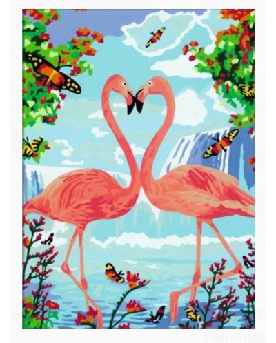 Set de pictură Ravensburger CreArt - Flamingo - 2