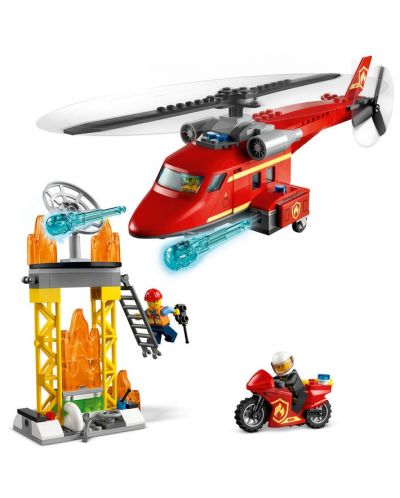 Set de construit Lego City - Elicopter de stingere a incendiilor (60281) - 3