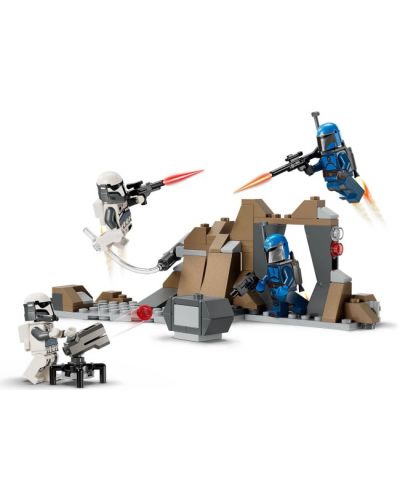 Constructor  LEGO Star Wars - Pachet de luptă Ambuscadă pe Mandalore (75373)  - 4