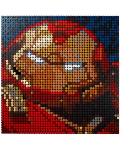 Set de construit Lego Art Marvel Studios - Iron Man (31199) - 4