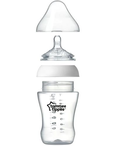Set 2 biberoane bebelusi Tommee Tippee Ultra - 260 ml, cu tetinae, flux lent - 3