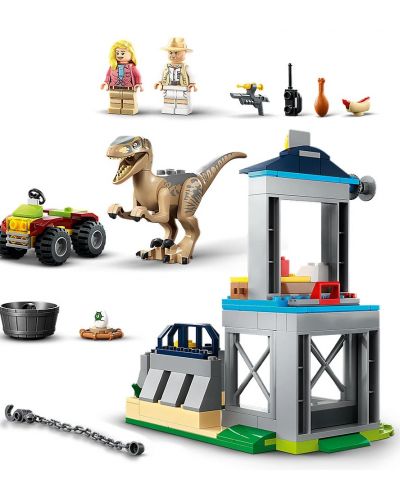 Constructor LEGO Jurassic World - Evadare Velociraptor (76957) - 2