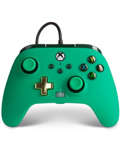 Controller cu fir PowerA - Enhanced, pentru Xbox One/Series X/S, Green - 1