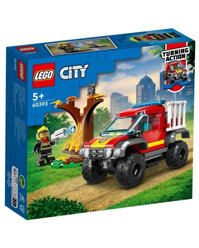 LEGO City - Camion de pompieri 4x4 (60393) - 1