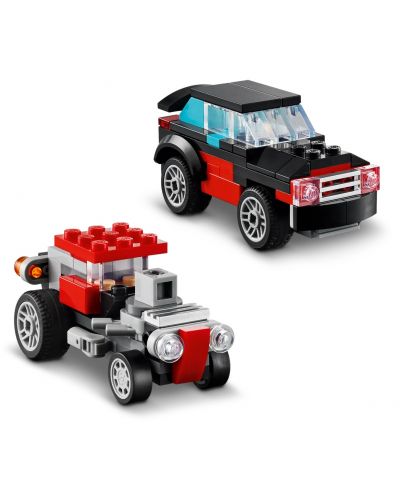 Constructor LEGO Creator 3 în 1 - Un camion cu un elicopter (31146) - 6