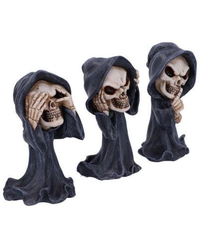 Set de statuete Nemesis Now Adult: Humor - Three Wise Reapers, 11 cm - 4