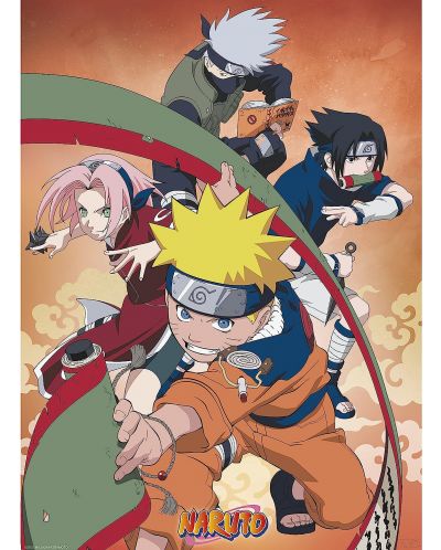 GB eye Animation: Naruto - set de mini postere pentru echipa 7 - 2