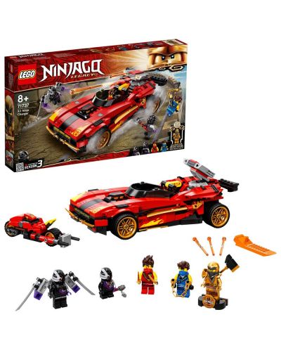 Set de construit Lego Ninjago - Atacator Ninja X-1 (71737) - 3