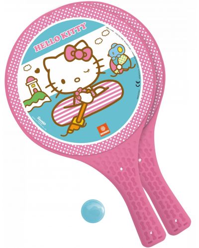 Set tenis de masa Mondo - Hello Kitty - Palete si bila - 1