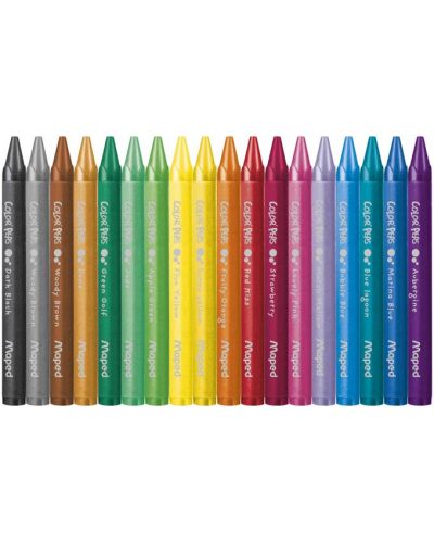 Set pasteluri cerate Maped Color Peps, 18 culori - 2