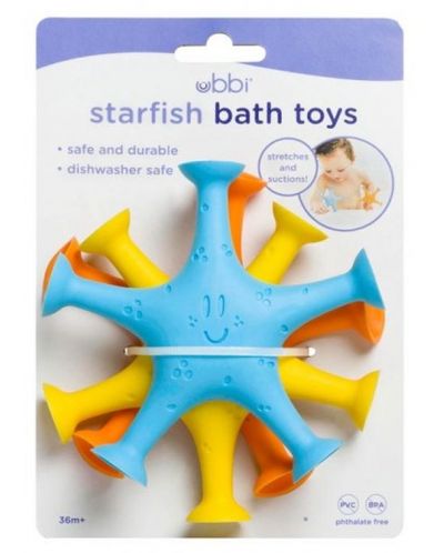 Set de jucării de baie Ubbi - Starfish, 3 bucăți - 3