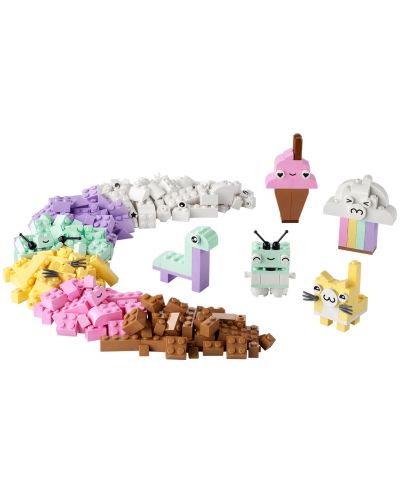 Constructor LEGO Classic - Distracție creativă în pastel - 3