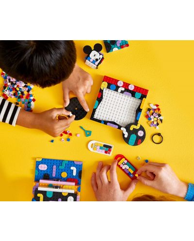 Constructor LEGO Dots - Cutie proiect școlară Mickey Mouse și Minnie Mouse (41964) - 4