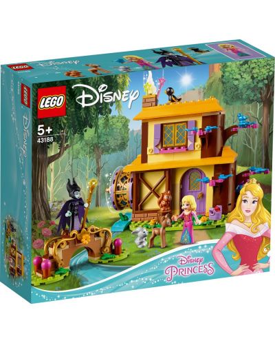 Set de construit Lego Disney Princess - Casuta din padure a Frumoasei Adormite  (43188) - 1