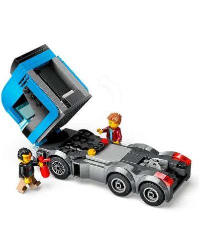 Constructor LEGO City - Camion transportor de mașini sport (60408) - 5