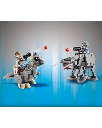 Set de construit Lego Star Wars - AT-AT vs Tauntaun Microfighters (75298) - 6