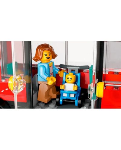 Constructor  LEGO City - Autobuz turistic roșu cu etaj(60407) - 7