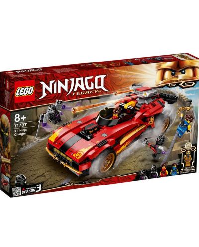 Set de construit Lego Ninjago - Atacator Ninja X-1 (71737) - 1