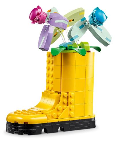 Constructor LEGO Creator 3 în 1 - Flori într-o stropitoare (31149) - 6