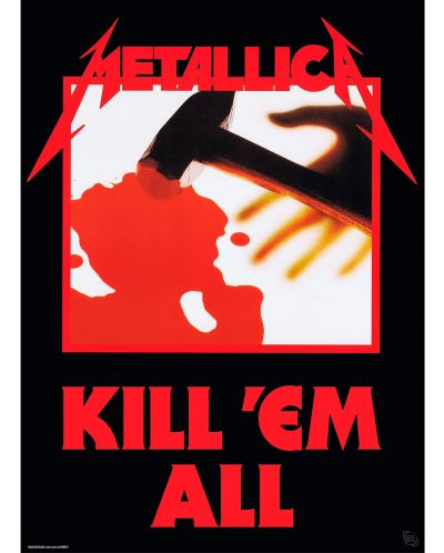 Set mini postere GB eye Music: Metallica - Kill'Em All & Jump in the Fire  - 3