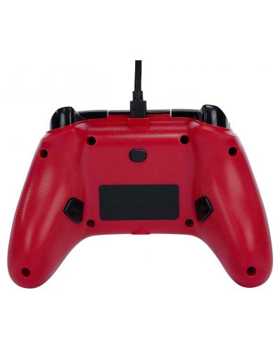 Controler PowerA - Enhanced, cu fir, pentru Xbox One/Series X/S, Artisan Red - 4