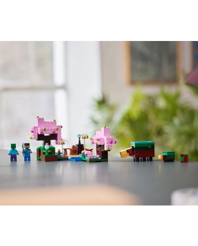 Constructor LEGO Minecraft - Grădină cu cireși (21260)  - 6