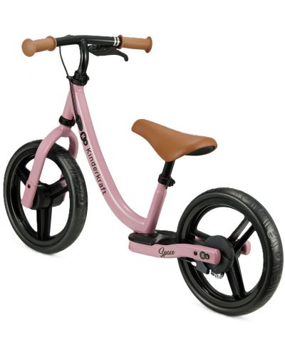 Bicicleta de echilibru  KinderKraft - Space, roz - 3