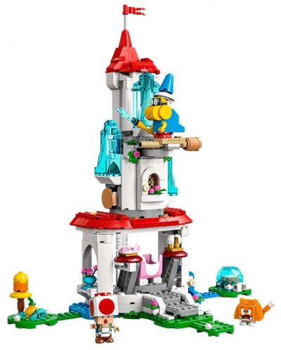 Supliment LEGO Super Mario - Costum de pisică și turnul înghețat (71407) - 2
