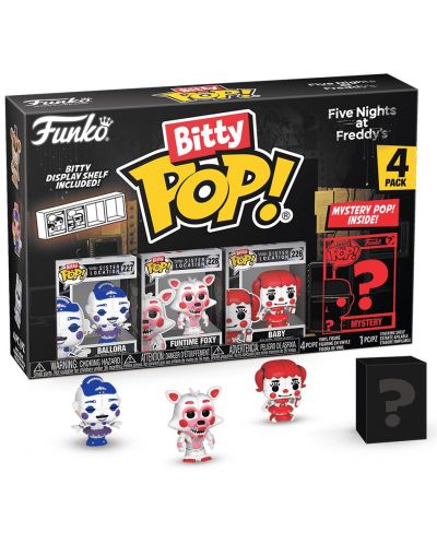 Set mini figurine Funko Bitty POP! Games: Five Nights at Freddy's - 4-Pack (Series 1) - 1