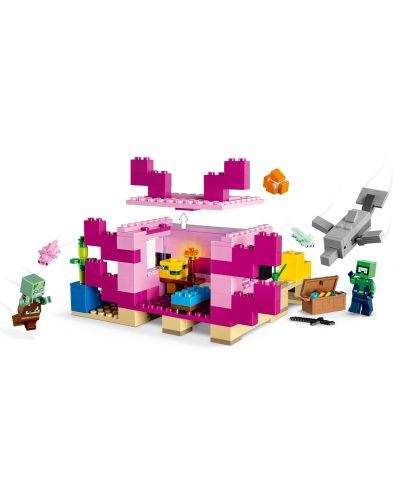 Constructor LEGO Minecraft - Casa Axolotl (21247) - 3