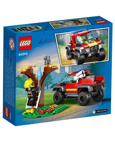 LEGO City - Camion de pompieri 4x4 (60393) - 2