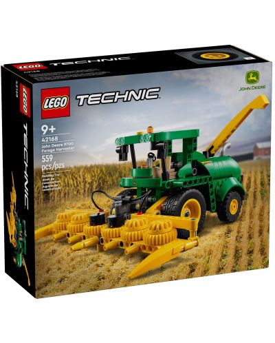 Constructor LEGO Technic - Mașină de recoltat nutreț John Deere 9700 (42168) - 1