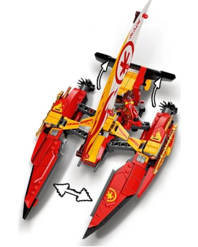 Set de construit Lego Ninjago - Catamaran Sea Battle (71748) - 3
