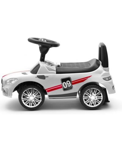 Mașină de călărie Baby Mix - Racer, albă - 2