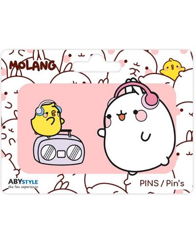Set de insigne ABYstyle Animation: Molang - Music Molang - 2