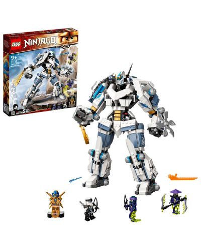 Set de construit Lego Ninjago - Lupta cu robotul titanic al lui Zane (71738) - 3