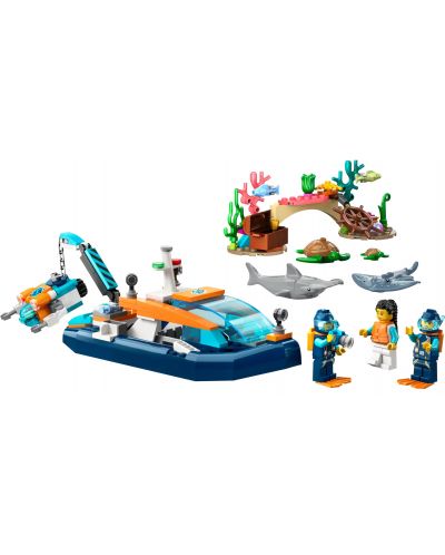 Constructor LEGO City Constructor - Barcă de scufundări de cercetare (60377) - 2